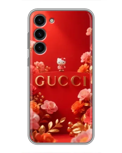 Чехол для Samsung Galaxy S23 Plus с картинкой «Gucci — золотой сад»