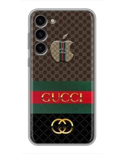 Чехол для Samsung Galaxy S23 Plus с картинкой «Gucci — брендированный десерт»
