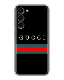 Чехол для Samsung Galaxy S23 Plus с картинкой «Gucci — красный пояс»