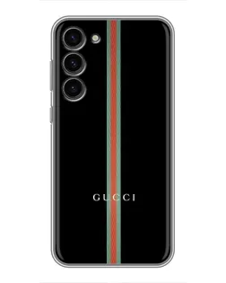 Чехол для Samsung Galaxy S23 Plus с картинкой «Gucci — строгая линия»