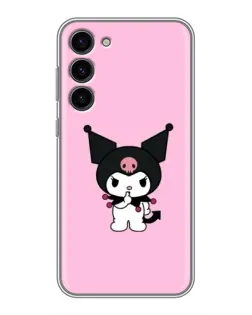 Чехол для Samsung Galaxy S23 Plus с картинкой «Kuromi — розовая нежность» Чехол для Samsung Galaxy S23 Plus с картинкой «Kuromi — розовая нежность»