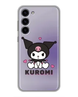 Чехол для Samsung Galaxy S23 Plus с картинкой «Kuromi — фиолетовый арт» Чехол для Samsung Galaxy S23 Plus с картинкой «Kuromi — фиолетовый арт»