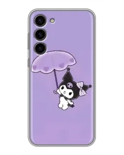 Чехол для Samsung Galaxy S23 Plus с картинкой «Kuromi с зонтиком» Чехол для Samsung Galaxy S23 Plus с картинкой «Kuromi с зонтиком»