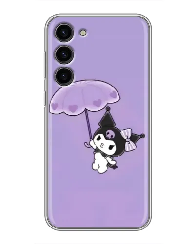 Чехол для Samsung Galaxy S23 Plus с картинкой «Kuromi с зонтиком» Чехол для Samsung Galaxy S23 Plus с картинкой «Kuromi с зонтиком»