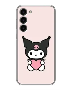 Чехол для Samsung Galaxy S23 Plus с картинкой «Kuromi и сердце» Чехол для Samsung Galaxy S23 Plus с картинкой «Kuromi и сердце»