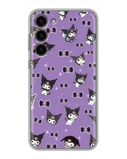 Чехол для Samsung Galaxy S23 Plus с картинкой «Kuromi — паттерн» Чехол для Samsung Galaxy S23 Plus с картинкой «Kuromi — паттерн»