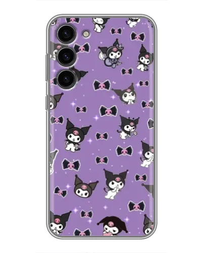 Чехол для Samsung Galaxy S23 Plus с картинкой «Kuromi — паттерн» Чехол для Samsung Galaxy S23 Plus с картинкой «Kuromi — паттерн»