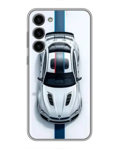 Чехол для Samsung Galaxy S23 Plus с картинкой «Вид сверху — BMW M»