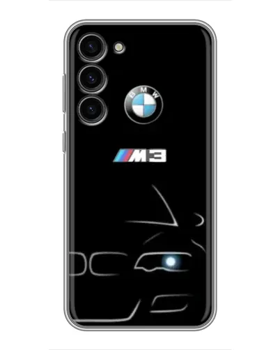 Чехол для Samsung Galaxy S23 Plus с картинкой «Минималистичный принт BMW M3»