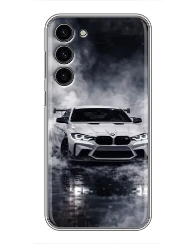 Чехол для Samsung Galaxy S23 Plus с картинкой «BMW сквозь туман»