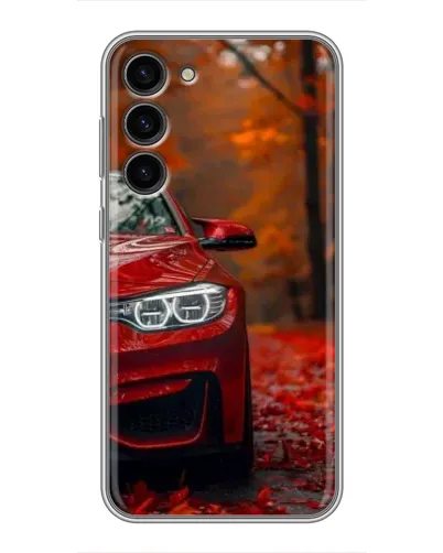 Чехол для Samsung Galaxy S23 Plus с картинкой «Осенняя BMW M4»
