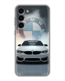 Чохол для Samsung Galaxy S23 Plus з картинкою «BMW в білому диму» Чохол для Samsung Galaxy S23 Plus з картинкою «BMW в білому диму»