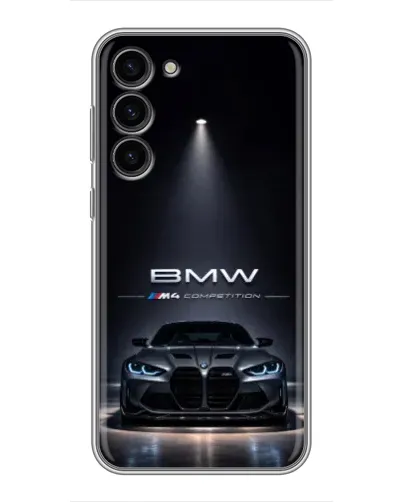 Чохол для Samsung Galaxy S23 Plus з картинкою «BMW крізь нічне місто» Чохол для Samsung Galaxy S23 Plus з картинкою «BMW крізь нічне місто»