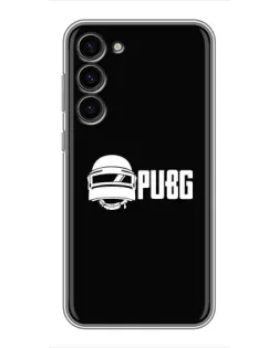 Чехол для Samsung Galaxy S23 Plus с картинкой «PUBG — классический лого»