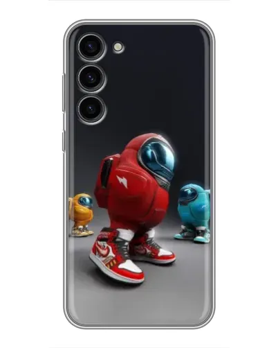 Чохол для Samsung Galaxy S23 Plus з картинкою «Among Us — 3D стиль» Чохол для Samsung Galaxy S23 Plus з картинкою «Among Us — 3D стиль»