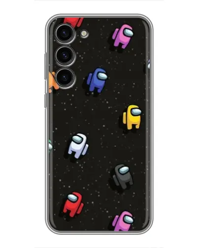 Чохол для Samsung Galaxy S23 Plus з картинкою «Космічний патерн Among Us» Чохол для Samsung Galaxy S23 Plus з картинкою «Космічний патерн Among Us»