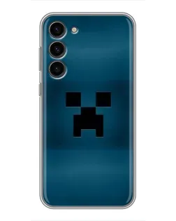 Чехол для Samsung Galaxy S23 Plus с картинкой «Крипер текстура»