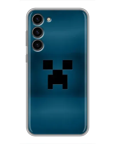 Чехол для Samsung Galaxy S23 Plus с картинкой «Крипер текстура»