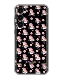 Чехол для Samsung Galaxy S23 Plus с картинкой «Magic Unicorn паттерн»