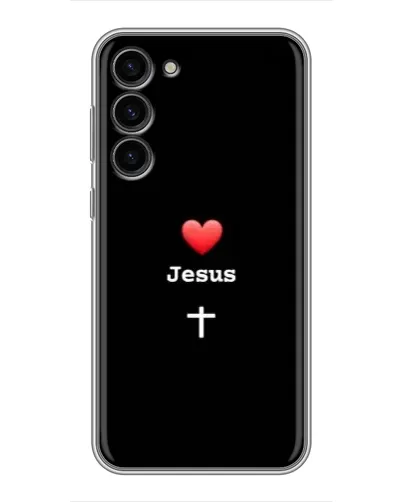 Чехол для Samsung Galaxy S23 Plus с картинкой «Сердце - Jesus» Чехол для Samsung Galaxy S23 Plus с картинкой «Сердце - Jesus»