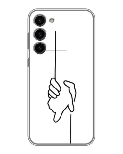 Чохол для Samsung Galaxy S23 Plus з картинкою «Рука тримає» Чохол для Samsung Galaxy S23 Plus з картинкою «Рука тримає»