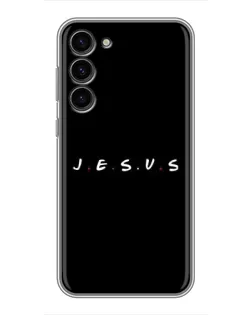 Чехол для Samsung Galaxy S23 Plus с картинкой «Точки веры J.E.S.U.S.»