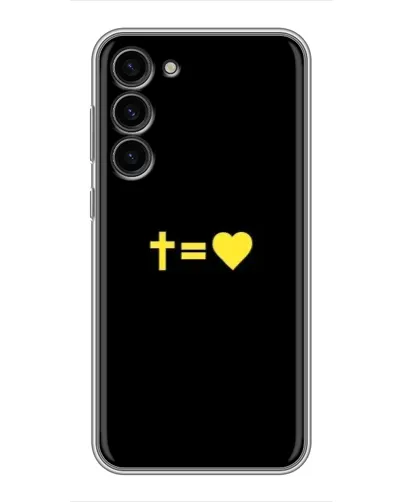Чехол для Samsung Galaxy S23 Plus с картинкой «Сердце и Крест» Чехол для Samsung Galaxy S23 Plus с картинкой «Сердце и Крест»