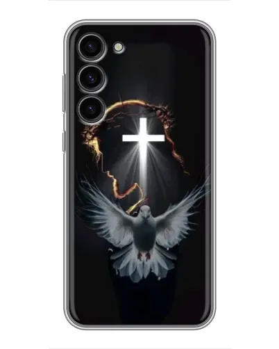 Чехол для Samsung Galaxy S23 Plus с картинкой «Голубь и Свет» Чехол для Samsung Galaxy S23 Plus с картинкой «Голубь и Свет»