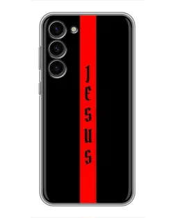 Чехол для Samsung Galaxy S23 Plus с картинкой «Красная линия веры»