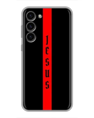 Чехол для Samsung Galaxy S23 Plus с картинкой «Красная линия веры» Чехол для Samsung Galaxy S23 Plus с картинкой «Красная линия веры»