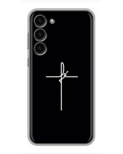 Чохол для Samsung Galaxy S23 Plus з картинкою «Тонкий хрест»
