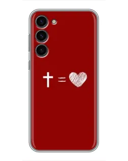 Чохол для Samsung Galaxy S23 Plus з картинкою «Рівняння любові»