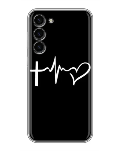 Чохол для Samsung Galaxy S23 Plus з картинкою «Пульс віри» Чохол для Samsung Galaxy S23 Plus з картинкою «Пульс віри»