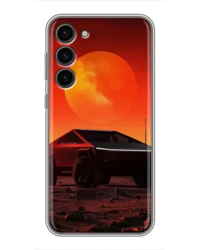 Чехол для Samsung Galaxy S23 Plus с картинкой «Cybertruck на Марсе» Чехол для Samsung Galaxy S23 Plus с картинкой «Cybertruck на Марсе»