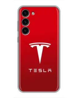 Чохол для Samsung Galaxy S23 Plus з картинкою «Tesla Red Classic» Чохол для Samsung Galaxy S23 Plus з картинкою «Tesla Red Classic»