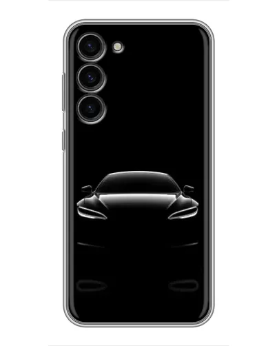 Чехол для Samsung Galaxy S23 Plus с картинкой «Силуэт Tesla Night» Чехол для Samsung Galaxy S23 Plus с картинкой «Силуэт Tesla Night»