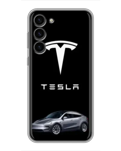 Чехол для Samsung Galaxy S23 Plus с картинкой «Tesla Model Y» Чехол для Samsung Galaxy S23 Plus с картинкой «Tesla Model Y»