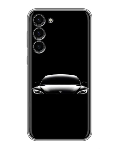 Чехол для Samsung Galaxy S23 Plus с картинкой «Фары Tesla Night» Чехол для Samsung Galaxy S23 Plus с картинкой «Фары Tesla Night»