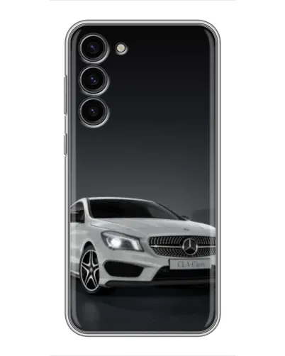 Чехол для Samsung Galaxy S23 Plus с картинкой «Mercedes AMG GT Silver»