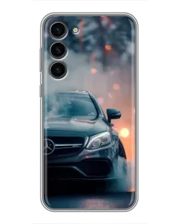 Чохол для Samsung Galaxy S23 Plus з картинкою «Mercedes — нічне місто» Чохол для Samsung Galaxy S23 Plus з картинкою «Mercedes — нічне місто»