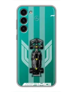 Чехол для Samsung Galaxy S23 Plus с картинкой «Mercedes AMG Petronas»