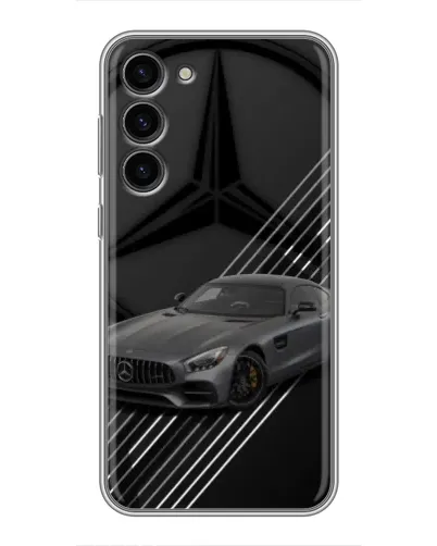 Чехол для Samsung Galaxy S23 Plus с картинкой «Mercedes AMG — графика»