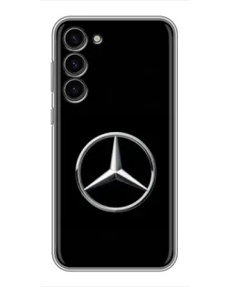 Чехол для Samsung Galaxy S23 Plus с картинкой «Mercedes классический лого»