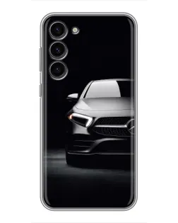 Чехол для Samsung Galaxy S23 Plus с картинкой «Свет фар Mercedes»