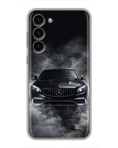 Чехол для Samsung Galaxy S23 Plus с картинкой «Mercedes в дыму»