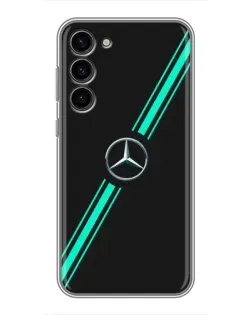 Чехол для Samsung Galaxy S23 Plus с картинкой «Спортивные линии Mercedes»