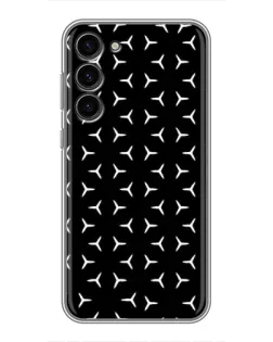 Чехол для Samsung Galaxy S23 Plus с картинкой «Mercedes паттерн звезд»