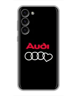 Чохол для Samsung Galaxy S23 Plus з картинкою «Логотип Audi Heart» Чохол для Samsung Galaxy S23 Plus з картинкою «Логотип Audi Heart»