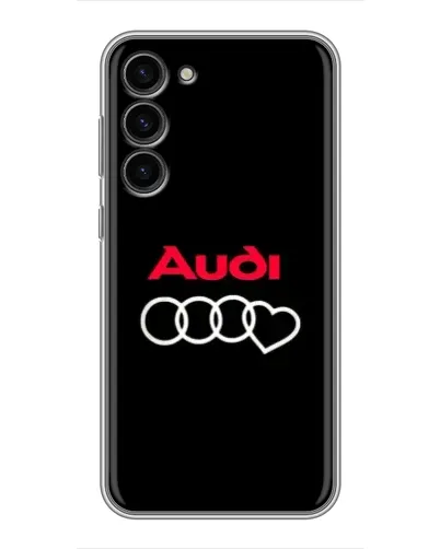 Чехол для Samsung Galaxy S23 Plus с картинкой «Логотип Audi Heart» Чехол для Samsung Galaxy S23 Plus с картинкой «Логотип Audi Heart»