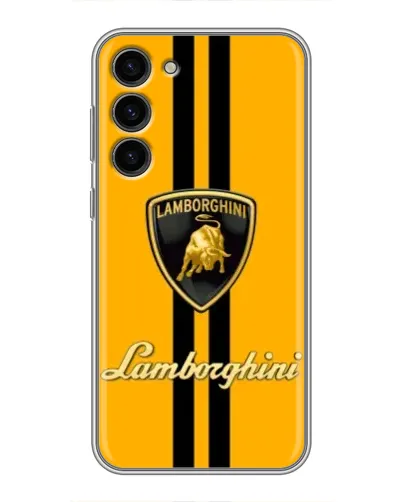 Чохол для Samsung Galaxy S23 Plus з картинкою «Lamborghini Stripe жовтий»